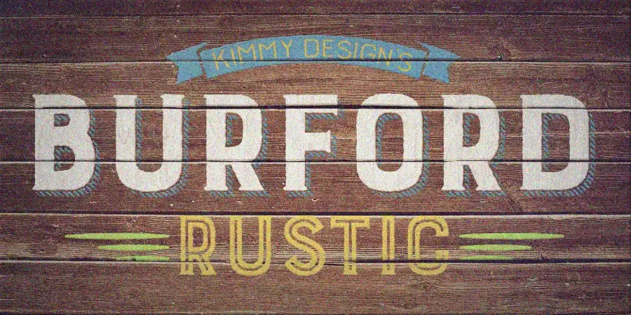 Burford Rustic Book Black