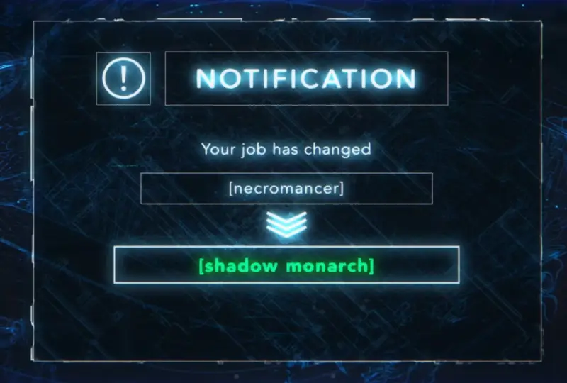 Solo Leveling System UI