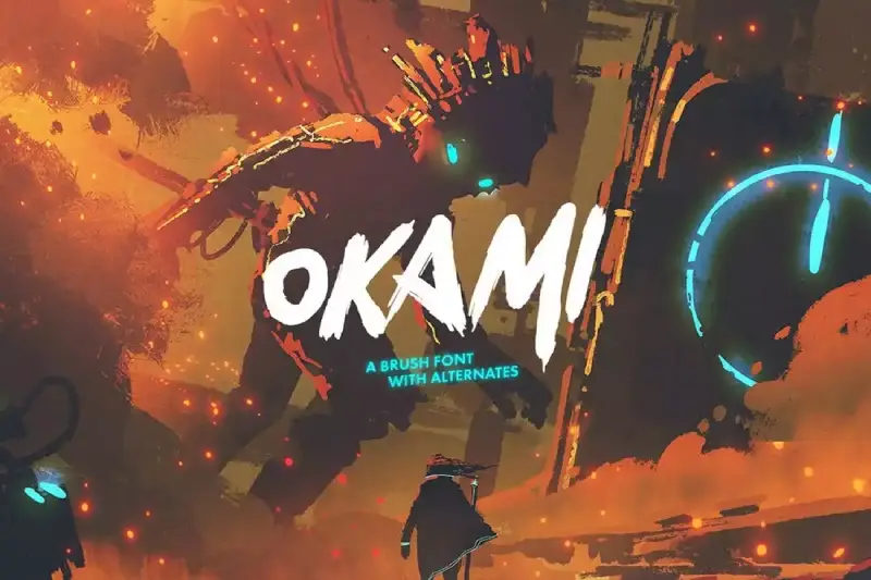 okami font