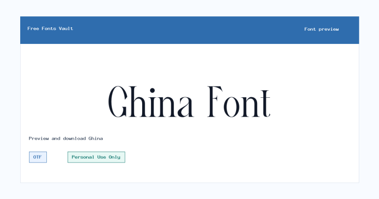 Ghina font preview